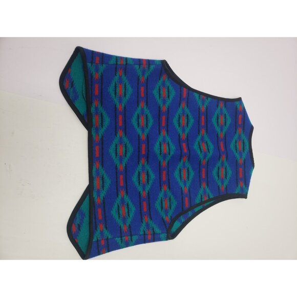 Pendleton High Grade Western Wear Southwestern Aztec Vest Size 10 12% Cotton - Picture 5 of 7